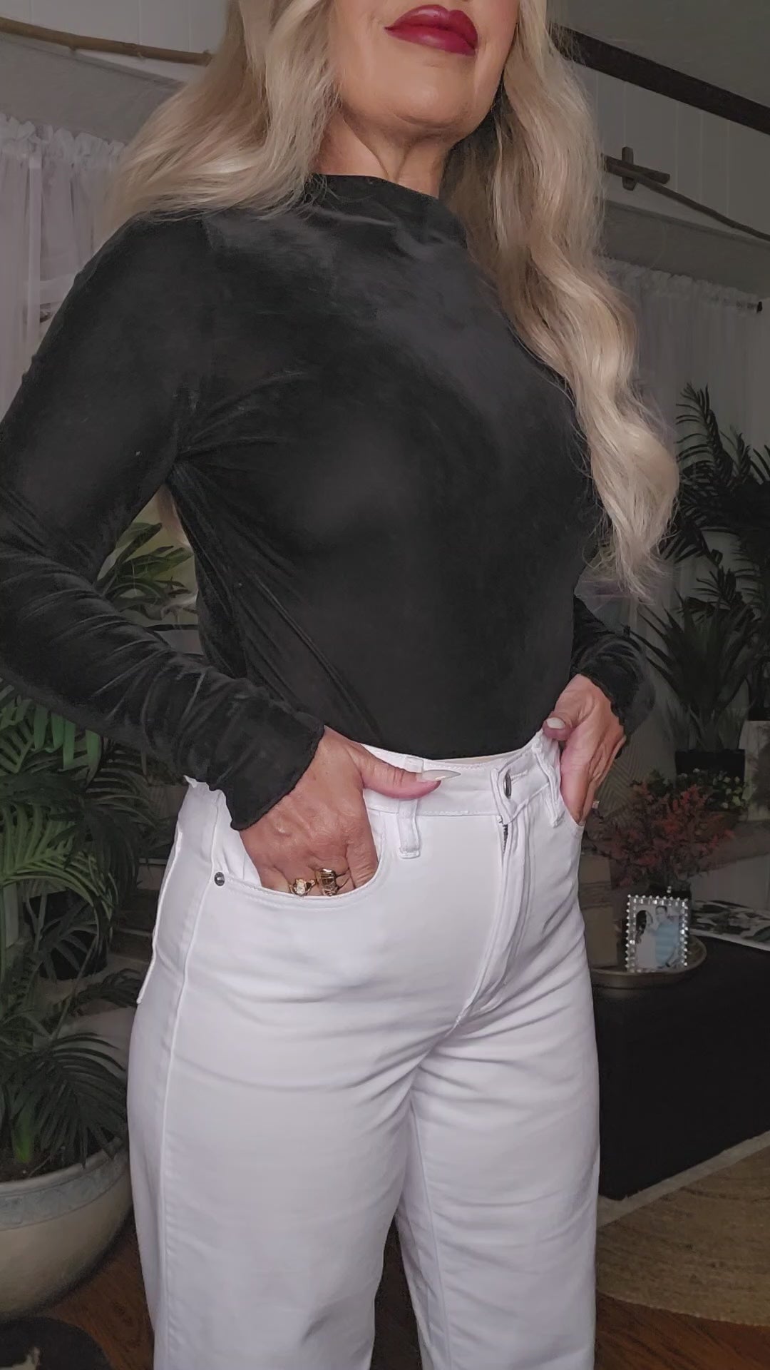 White Wide Leg Jeans