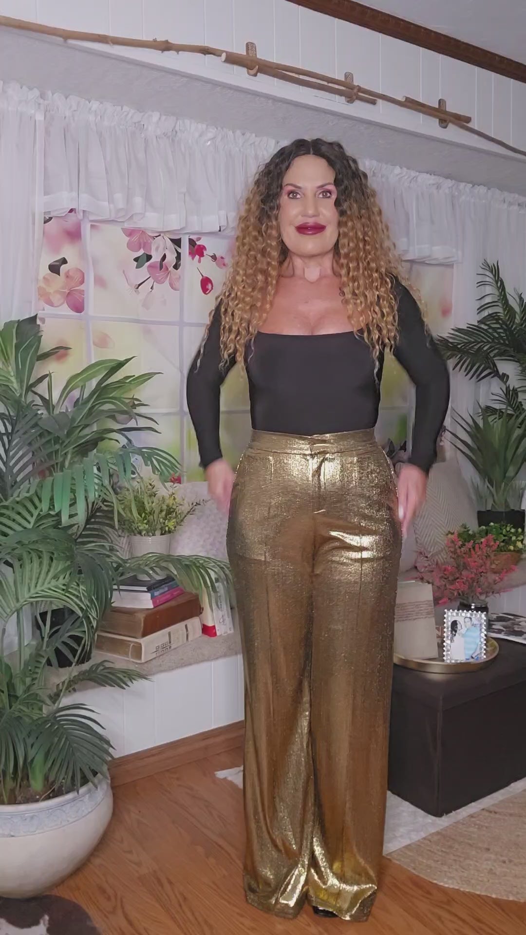 Primadonna Pintuck Liquid Gold Pants