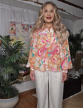 Groovy Button-Down Blouse