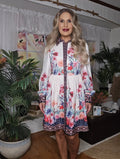 Beautiful Button-Down Floral Dress