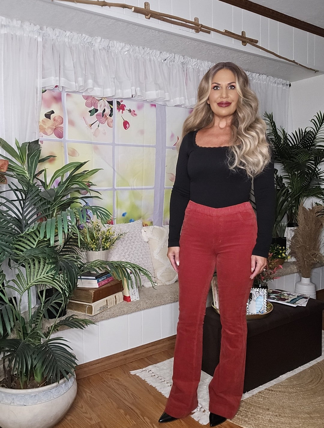 Pull-On Corduroy Pants